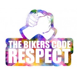 Стикер "Уважение към мотористите"